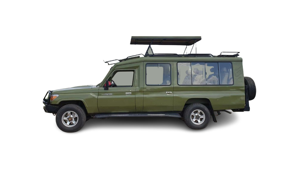 Safari Car Hire, Extended Toyota Safari Land Cruiser